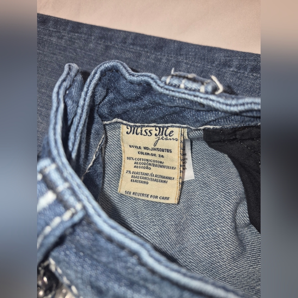 Miss Me Bootcut Jeans Size 29 X 34 - Picture 6 of 7